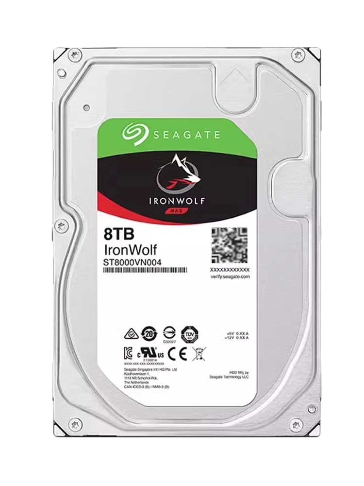 Per Il Nuovo Disco Rigido Desktop Aziendale Seagate 8T Muslimnas Ironwolf 8Tb Sata 7.2K 256M 3.5