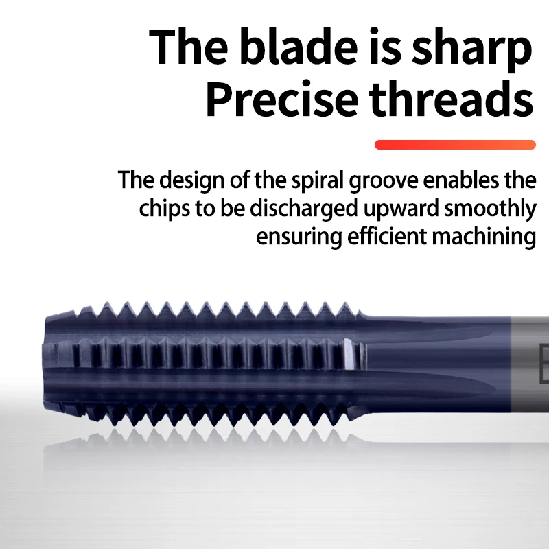 Carbide Tungsten Steel JIS Standard Straight Fluted Tap M2 M3 M4 M5 M6 M8 Machine Screw Thread Taps