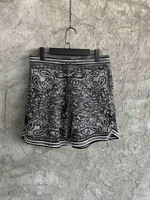 men knit paisley shorts 1