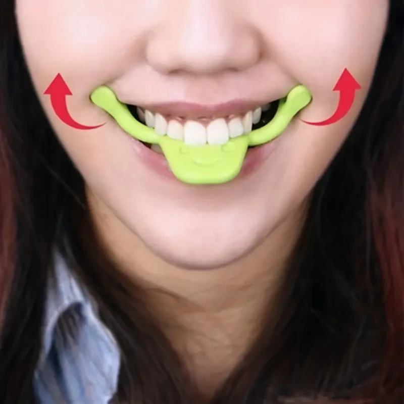 Sorriso Sorridente Maker Corrector Face Trainer Affascinante Smile Trainer Strumenti di bellezza Cinturino in silicone Face Lifting Mus_voghion.com