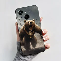 Black Myth Wukong Shockproof Silicone Phone Case - Tecno Spark Go/Pop Series for Tecno Pop 9 (HEI - TGX0001)