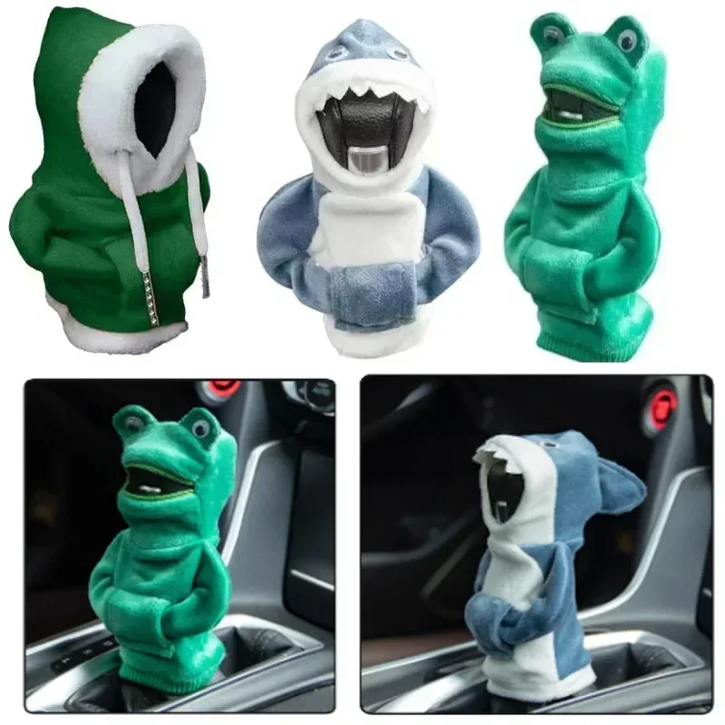 Cotton Polyester Car Gear Shift Knob Cover Hoodie