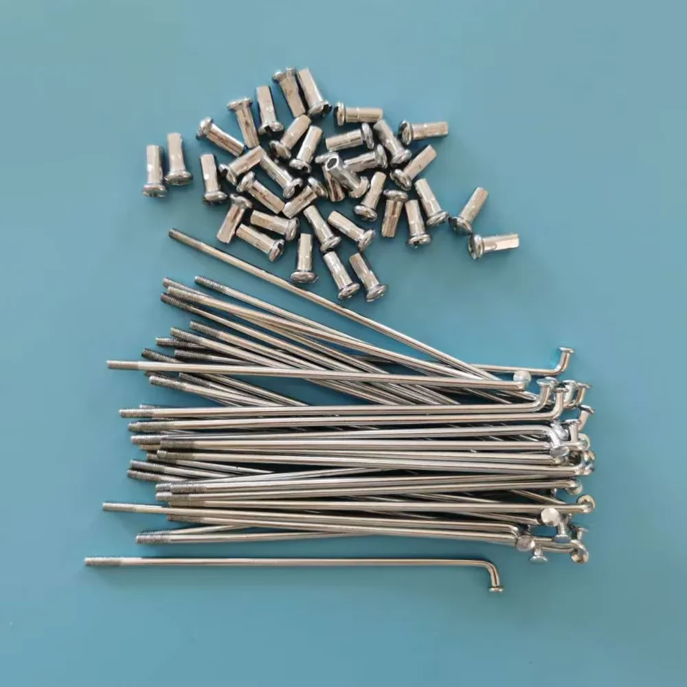 36pcs/lot Electric Bicycle spokes with nipples 12G 60mm-305mm E-bike Wheel Tire Steel Spokes