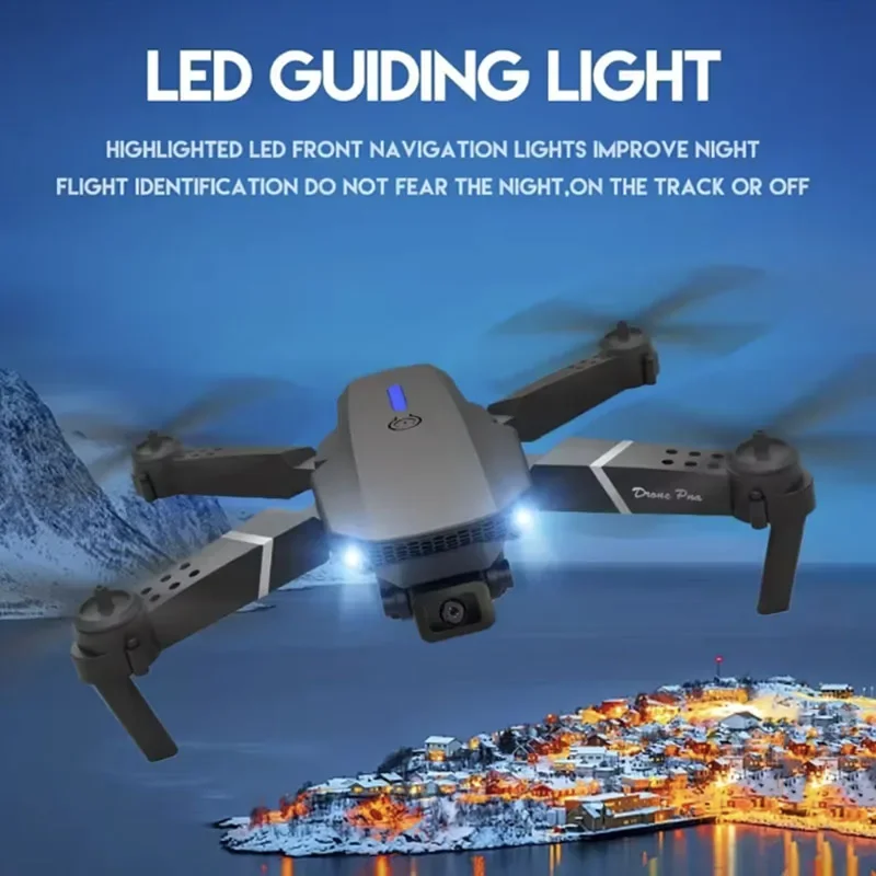 S4f3c892cb47140029fbbe45bcf2c69c05 New E88Pro RC Drone 4K Professinal With 1080P Wide Angle Dual HD Camera Foldable RC Helicopter WIFI FPV Height Hold Apron Sell
