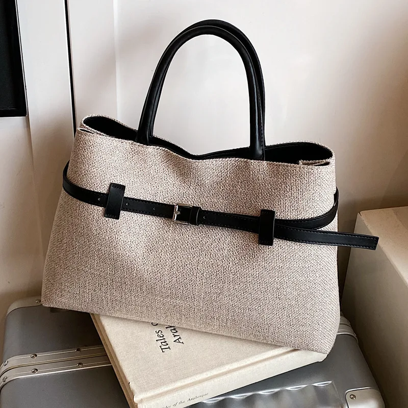 Top Handle Bag for Women PU Leather Satchel Purses Large Capacity Lock Handbags Ladies Tote Bag Satchel Work Bags