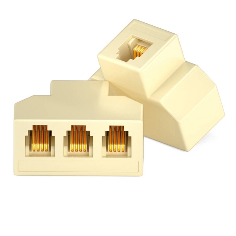 Phone Cord , Landline Telephone Cable With RJ11 Plug, Includes Telephone Inline Coupler RJ11 Splitter,White5m - View #12