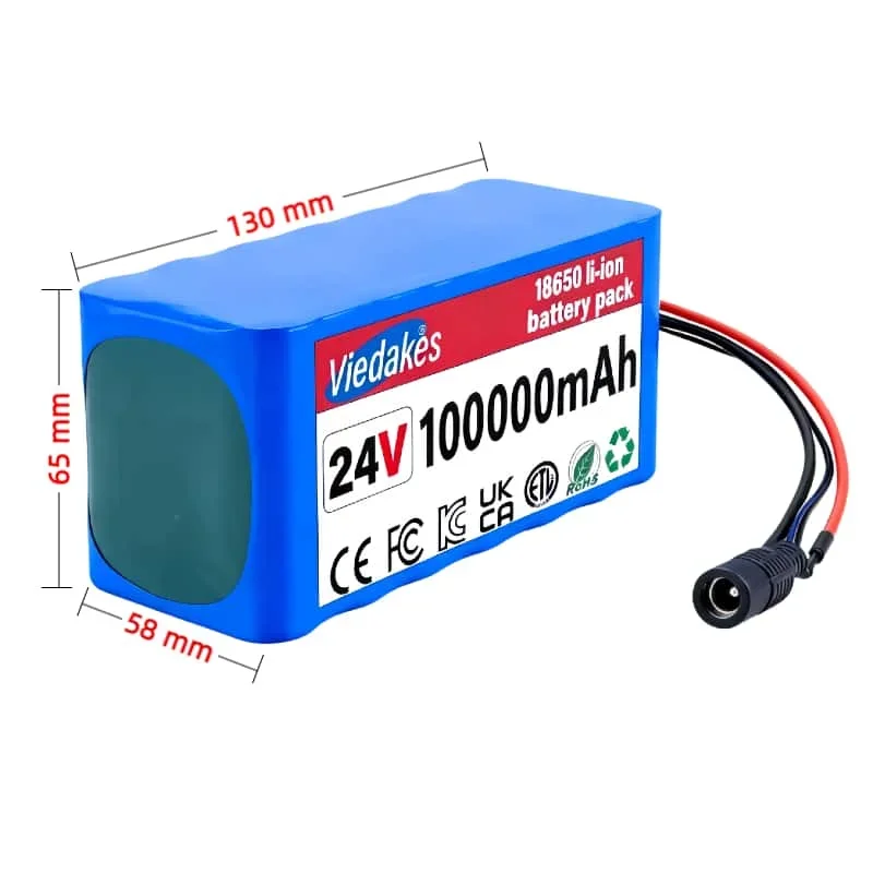 Original 24V 100Ah battery, 18650 Li-Ion 7S3P Battery Pack, for Electric wheelch