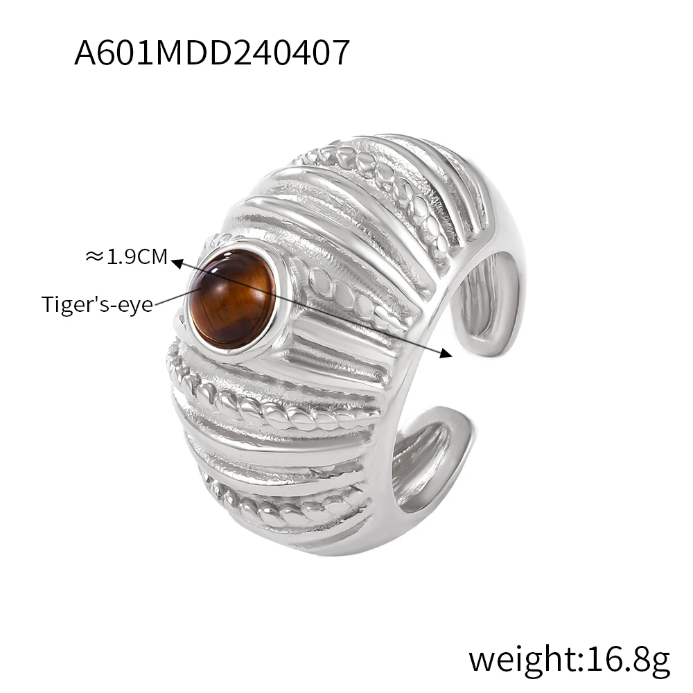 Glamour Edelstahl Ringe Für Frauen Trendy Neue frauen Ring Luxus Schmuck Frau Hochzeit Geschenk – Detail 11