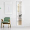 4PcsAcrylic Mirrors Set Self- Adhesive Mirror Tiles 2mm Thick Flexible Unbreakable Mirror Stickers Reflective Square Mirror Wall 2