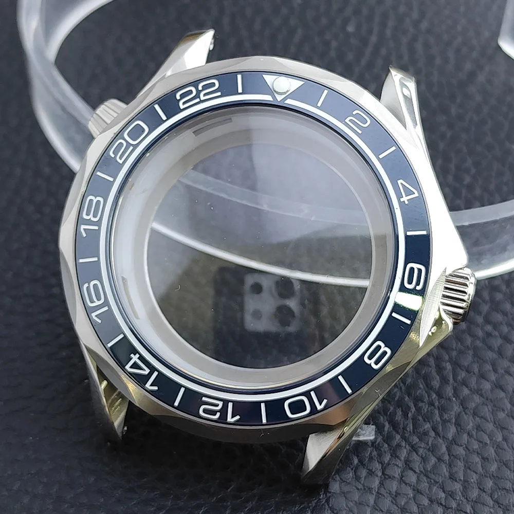 Premium 42mm Men's Watch Case with Sapphire Glass and 20mm Strap - Complete Watch Accessory Set with Box