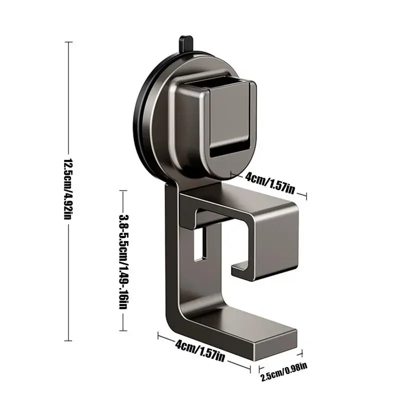 Suction cup hook wall mounted washbasin storage hook bracket,bathroom basin storage rack bracket,space saving plastic