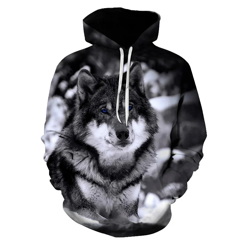 thumbnail image 1 of Sudadera con capucha con estampado 3D de bulldog francés para hombre, divertida sudadera con estampado de animales, jersey informal de moda, sudaderas con capucha unisex de manga larga, 1 of 5