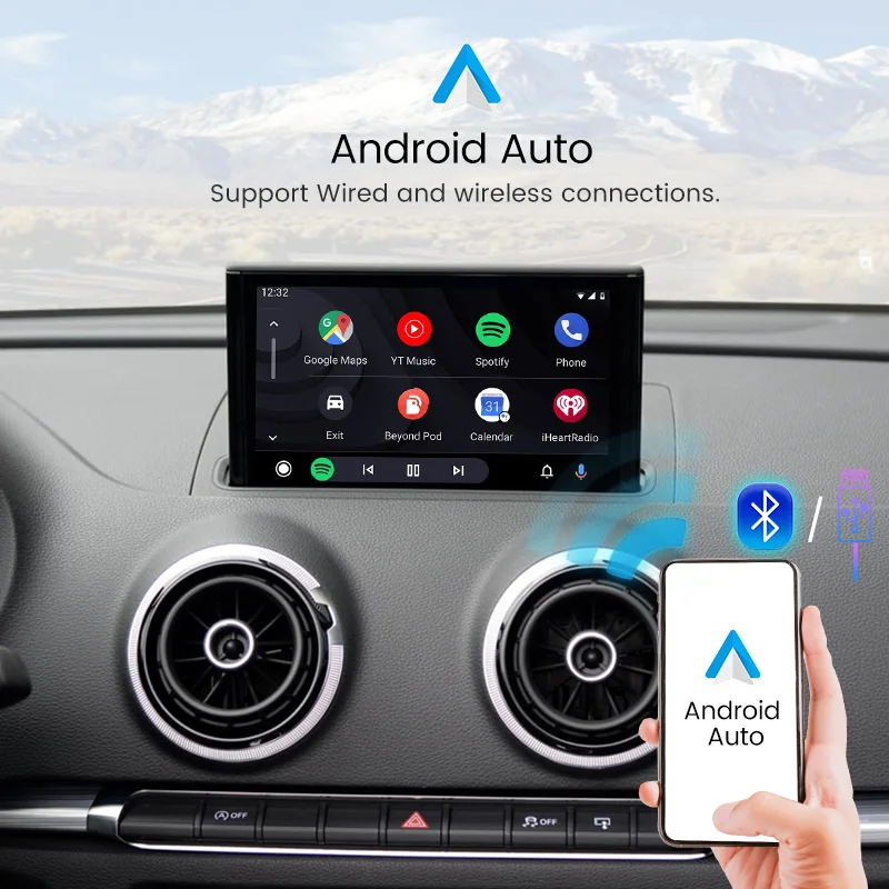  ī÷ ȵ̵ ڵ ڴ ڽ, ƿ A3 A4 Q2 Q5L Q7 2014 - 2018 MIB ý  ڽ ȭ,  ̷ ũ
