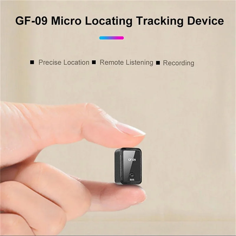 

GF09 APP Remote Control Anti-Theft Car Locator Support Voice Recording Anti-Lost for Elderly and Child