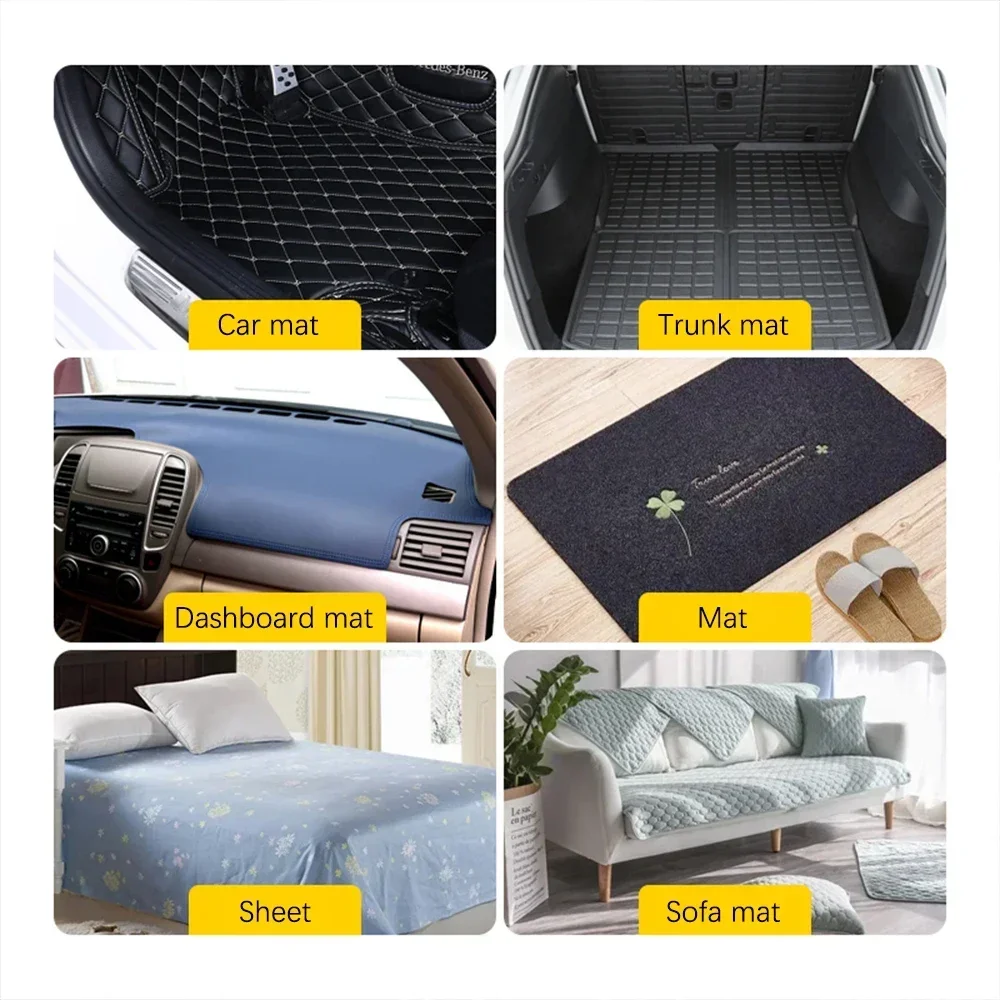 Fixing Tape Self-adhesive Carpet Fixing Patch Velcros Self-adhesive 2-60 Pieces Anti-slip Patch Car Floor Mat Attaches Scratch