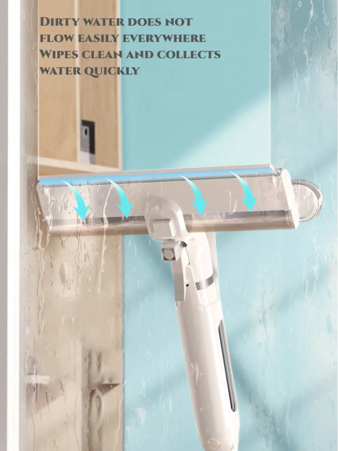 Glass Window Cleaner Scraper Squeegee Tool