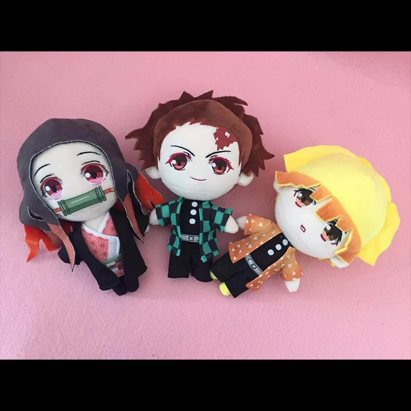 

ELBCOS Demon Slayer Kamado Tanjirou Agatsuma Zenitsu Hashibira Inosuke Kochou Shinobu Sabito Tomioka Giyuu 20cm Plush Toy