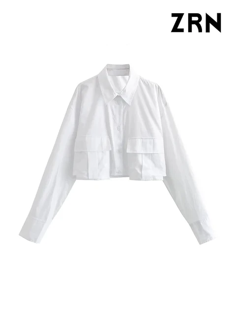 Blusas Cropped de Manga Longa ZRN: Elegância e Versatilidade para o Guarda-roupa Feminino