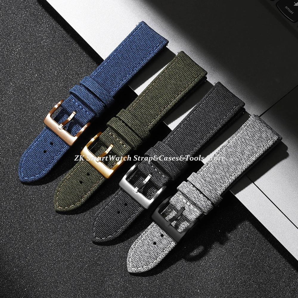 Waterproof Sailcloth Quick Release Watch Strap - Premium Fabric Wristband