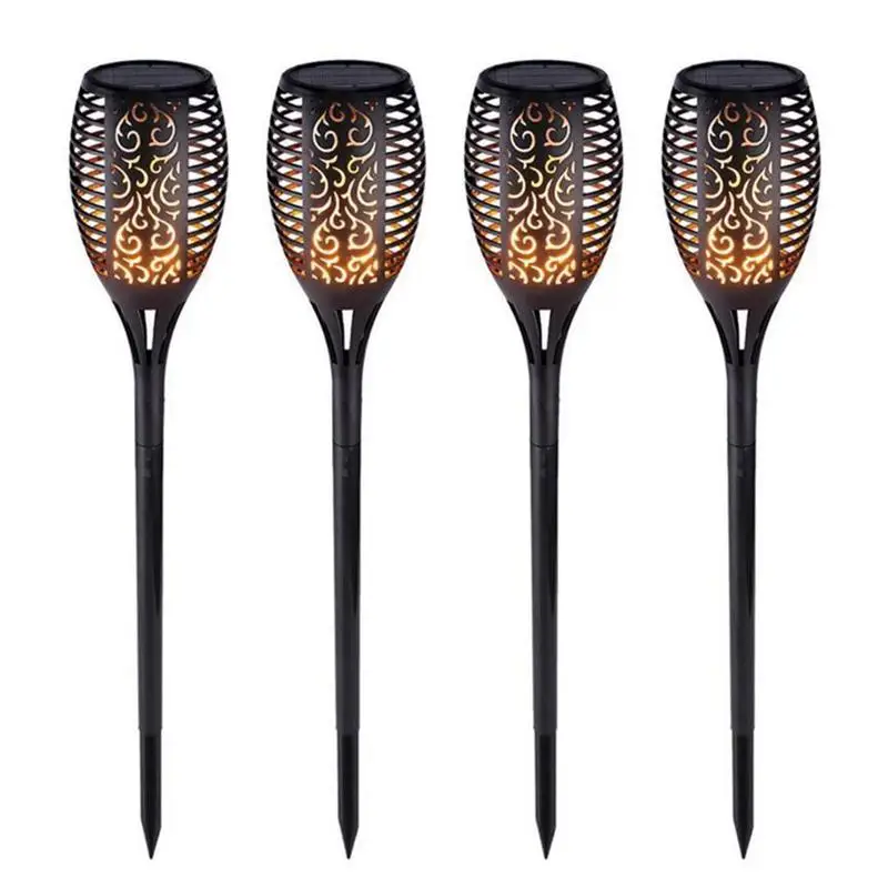 

Solar Flame Torch Lights Outdoor Outdoor Torches Lights Dancing Flickering Flames Garden Fence Light IP55 Waterproof Solar Power