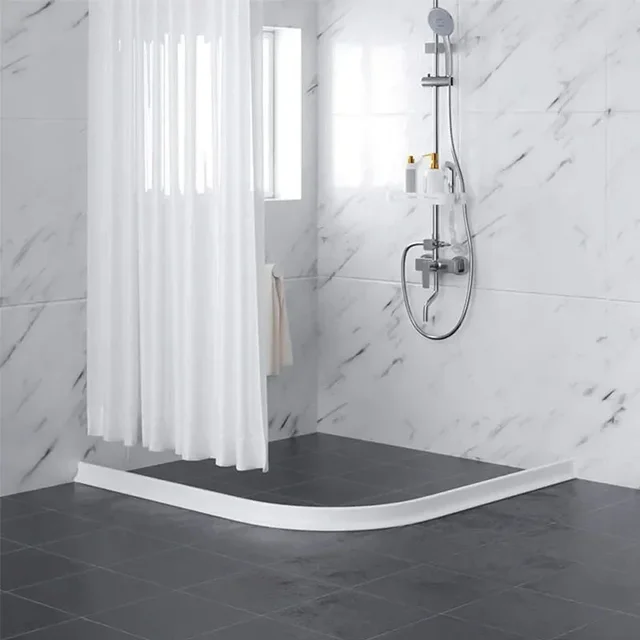 Bathroom Silicone Bendable Water Retaining Strip Shower Water Barrier Highl for Kitchen Separation Shower Accessories 5