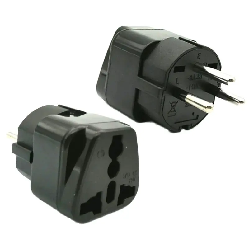 Universal 10A 250V EU US UK AU japan swiss germany france to Israel Egypt Pakistan Adapter Plug Type H