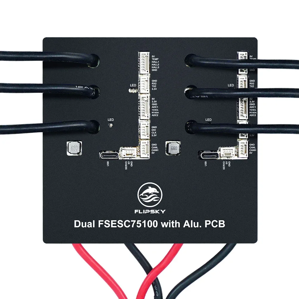 

Flipsky Servo Motor Dual Driver Motor Controller 75100 With Aluminum PCB Based For Ebike