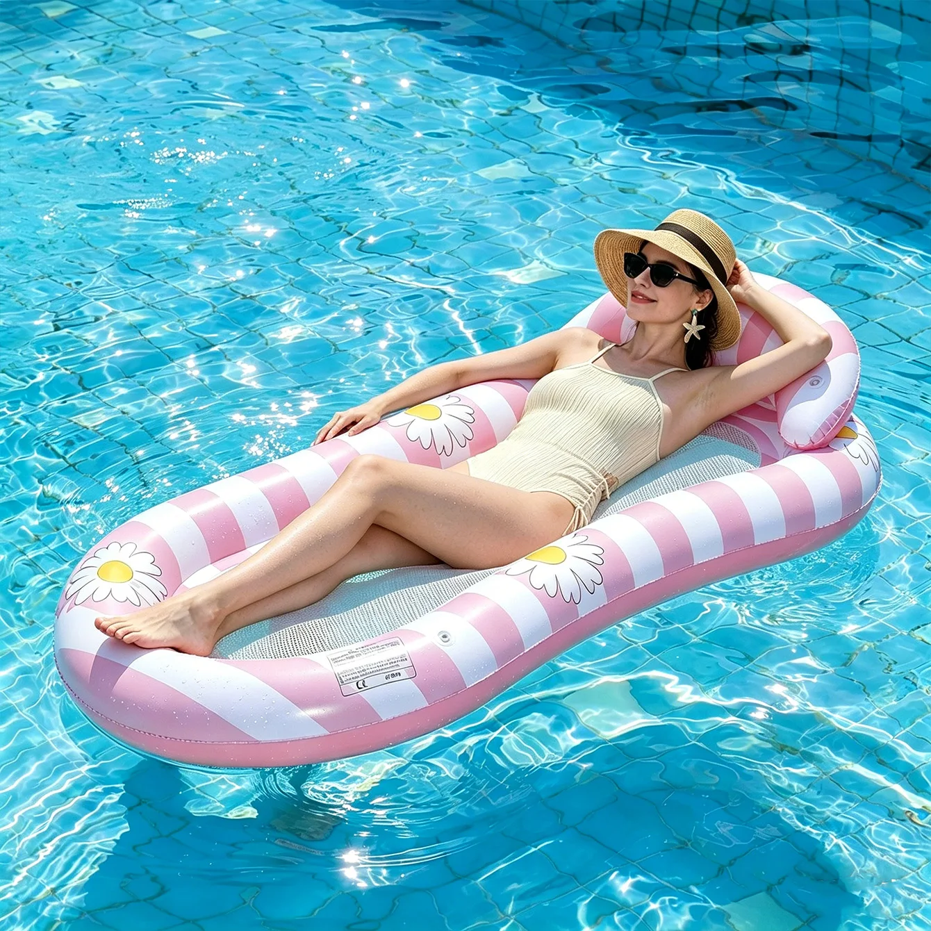 Inflatable Water Hammock Float 2