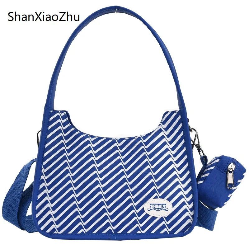 

Designer Women Handbags Lady Classic Striped Leisure Shoulder Crossbody Bags Classic Pu Leather Women Messenger Bag Clutch Totes