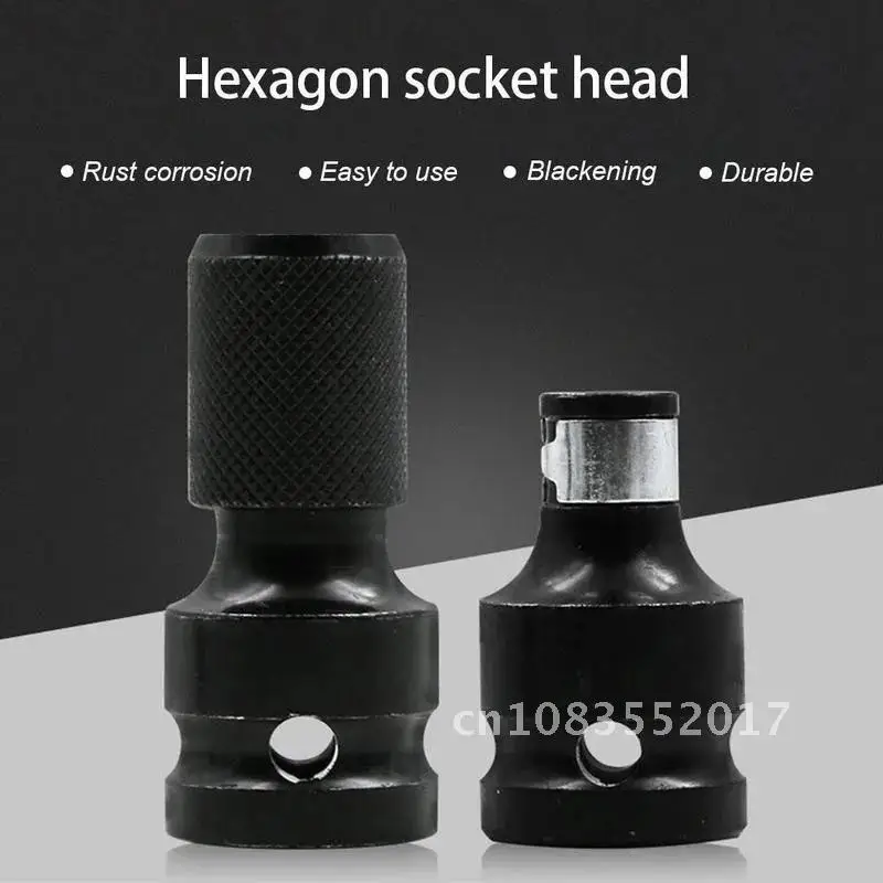 

Impact Socket Adapter Hex Ratchet Socket Conversion Tool Quick Release Converter 1/2" Square To 1/4" Impact Socket Adapter