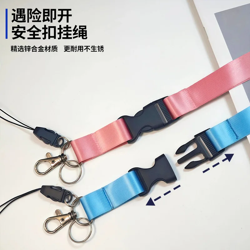 패션 개성 휴대폰 목걸이 키, ID 카드, 직원증, 배지 홀더용 목걸이형 끈
