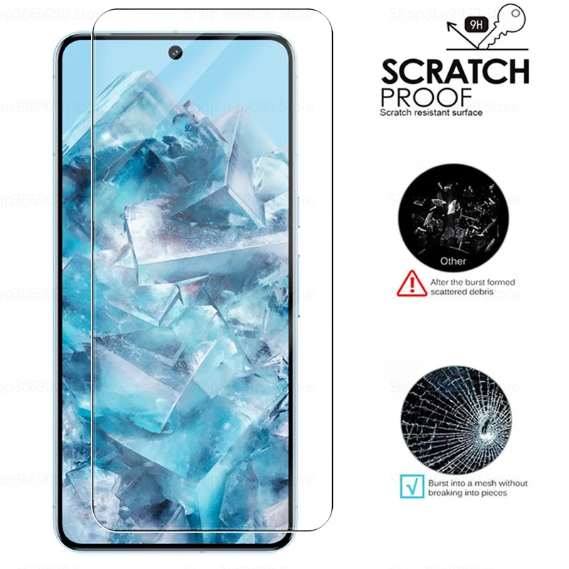 4-in-1 Tempered Glass Case with Screen and Camera Lens Protection