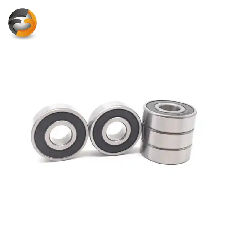 4PCS S6001RS Bearing 12X28X9 mm ABEC-7 Stainless Steel Ball Bearings S 6001 6000RS