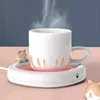 220V Electric Heating Coaster Heater Mug Warmer For Coffee Milk Tea Thermostatic Heating Mat 3 Gear Temperature Kitchen Supplies 1