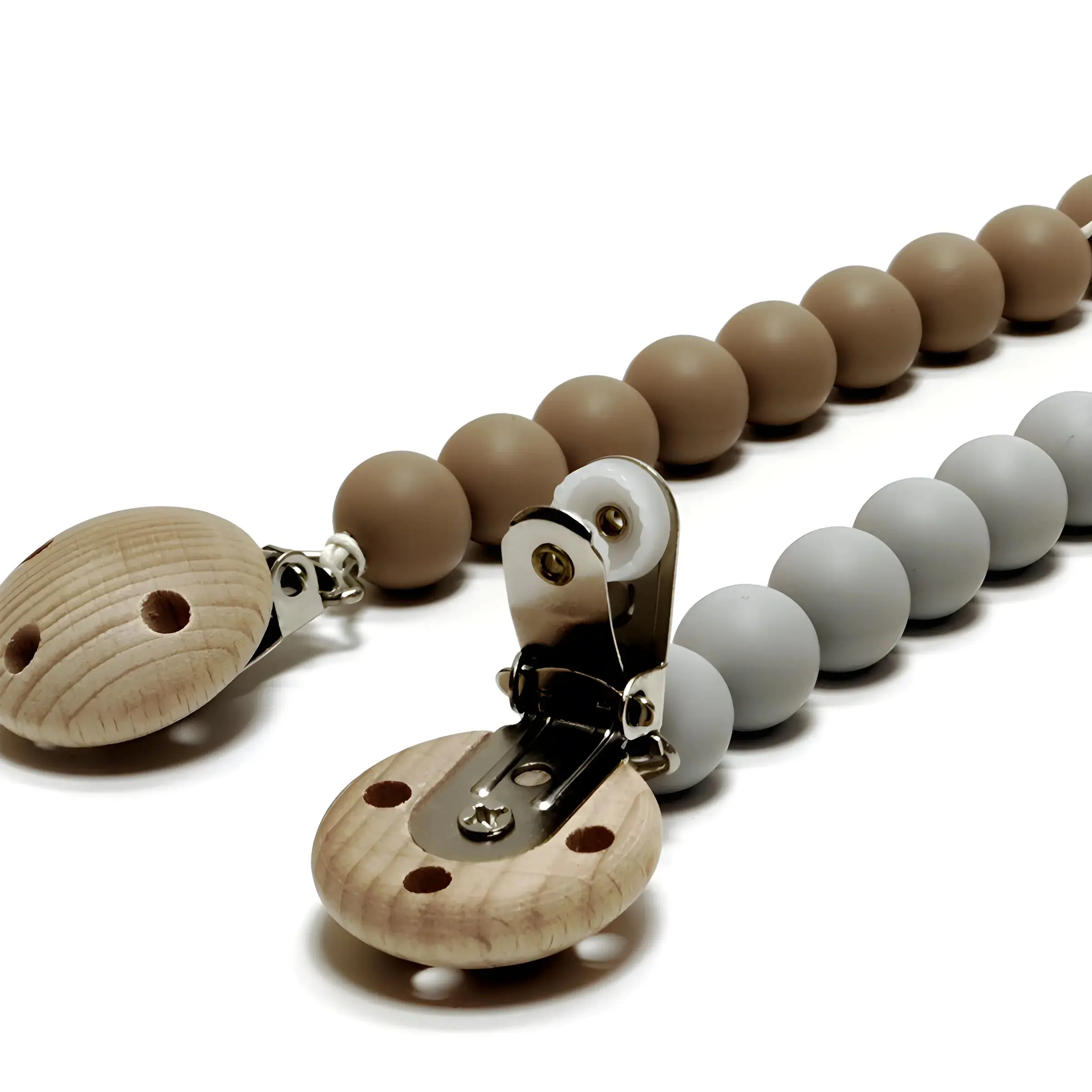 Silicone Baby Pacifier Clip Silicone Pacifier Chain Toy Anti Drop Chain Bite Beechwood Clip Anti Drop Chain pacifier clip pacifier chain pacifier accessories baby silicone accessories