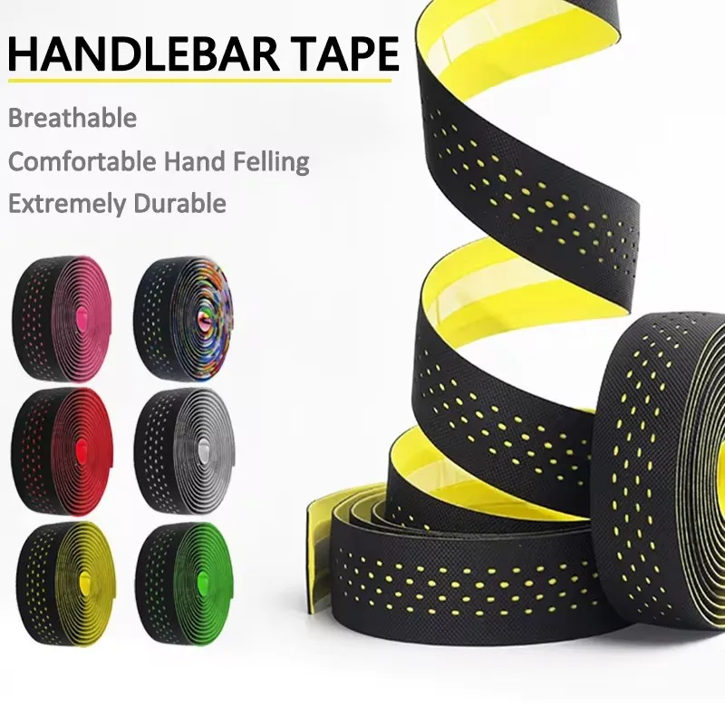 Road Bike Tapes Breathable Bicycle Handlebar Cover Soft Bicycle Handle Bar Warpper Band Speed Road Gravel Cycling Bike Grip Tape