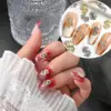 10PCS Exquisite Dollar Sign Nail Charms Metal Alloy Sparkling Rhinestone Nail Art Decorations Accessories For Manicure DIY 5