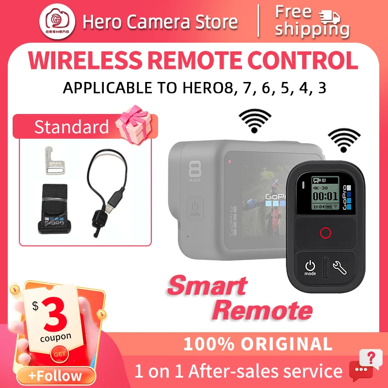 GoPro Remote Controls for gopro hero8 Black hero5 hero4 hero7 hero6