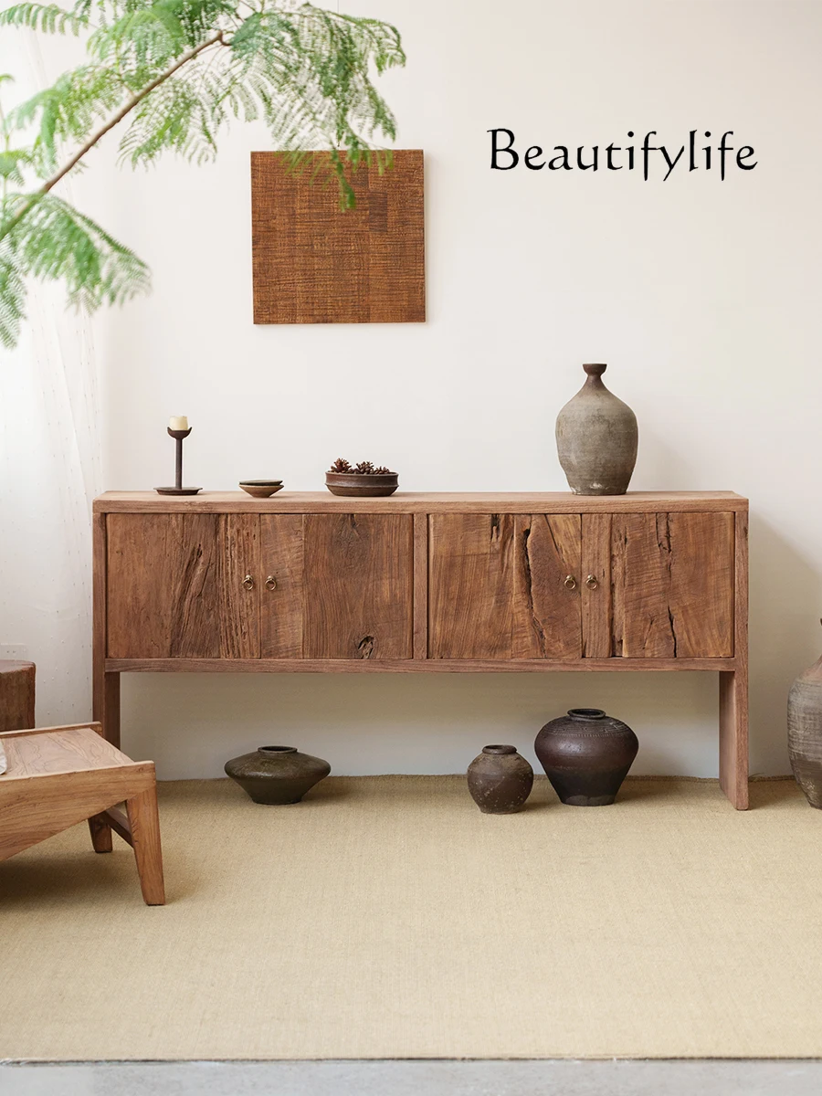 

Nordic Style Solid Wood Sideboard Household Minimalist Storage Cabinet