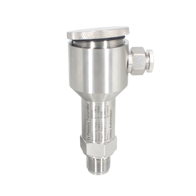 

DC12-36V Explosion-proof Pressure sensor 4-20mA 0-10V hydrostatic pressure transmitter OEM for oil fuel gas pressure