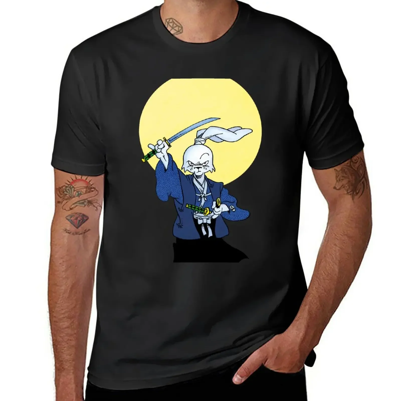 usagi yojimbo, usagi, rabbit, samurai, moon, katana, sword, kimono ...