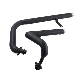 Exhaust System Dual Silencer Twin Slash Cut Muffler End Fits For Yamaha Virago 125 XV 250 XV250 XV125
