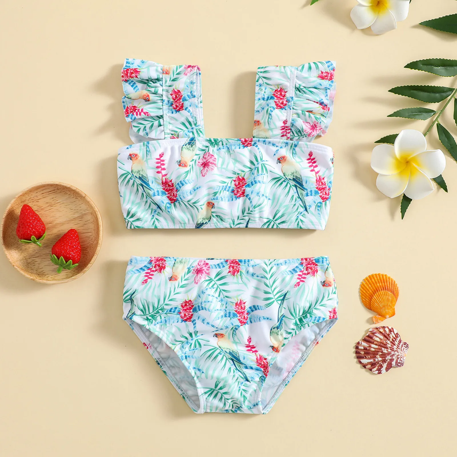 

Size 12 Swimsuit Girl Girl Swimsuit Two Piece Girl Bikini Swimsuit Guard Suit Swimming Suit Bottom Swimming Swim Suit Thread