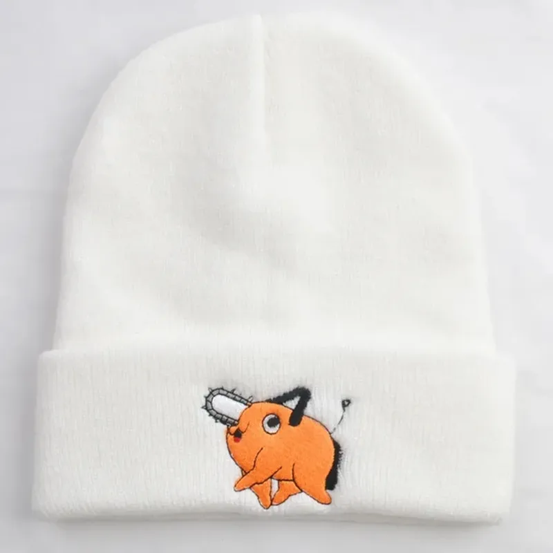 Cosplay Hat Cosplay Prop Accessories Outdoor Chainsaw Man Knitted Plush Hat Pochita Warm Cap Anime Cosplay Unisex Costume Prop Party Accessories Gift