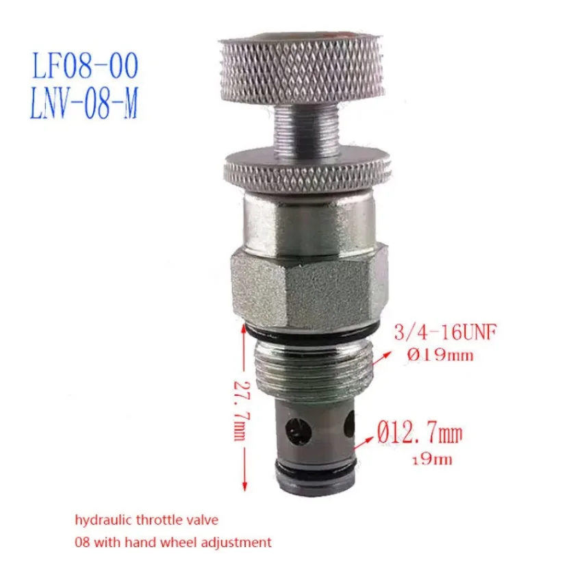 La Valvola A Farfalla Idraulica Può Regolare Manualmente La Valvola Di Controllo Del Flusso Nv08 Attrezzatura Di Sollevamento Dell'Unità Di Alimentazi