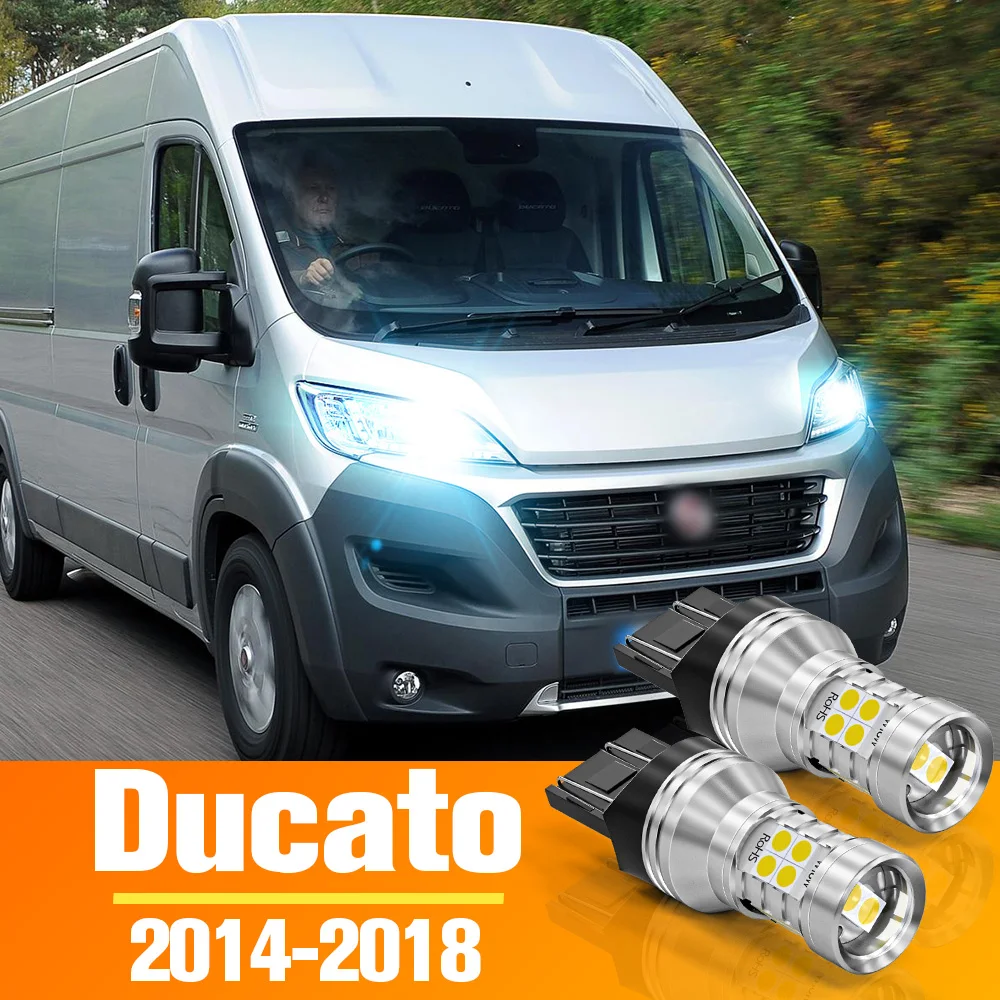 2pcs-LED-Daytime-Running-Light-Bulb-Accessories-DRL-For-Fiat-Ducato ...
