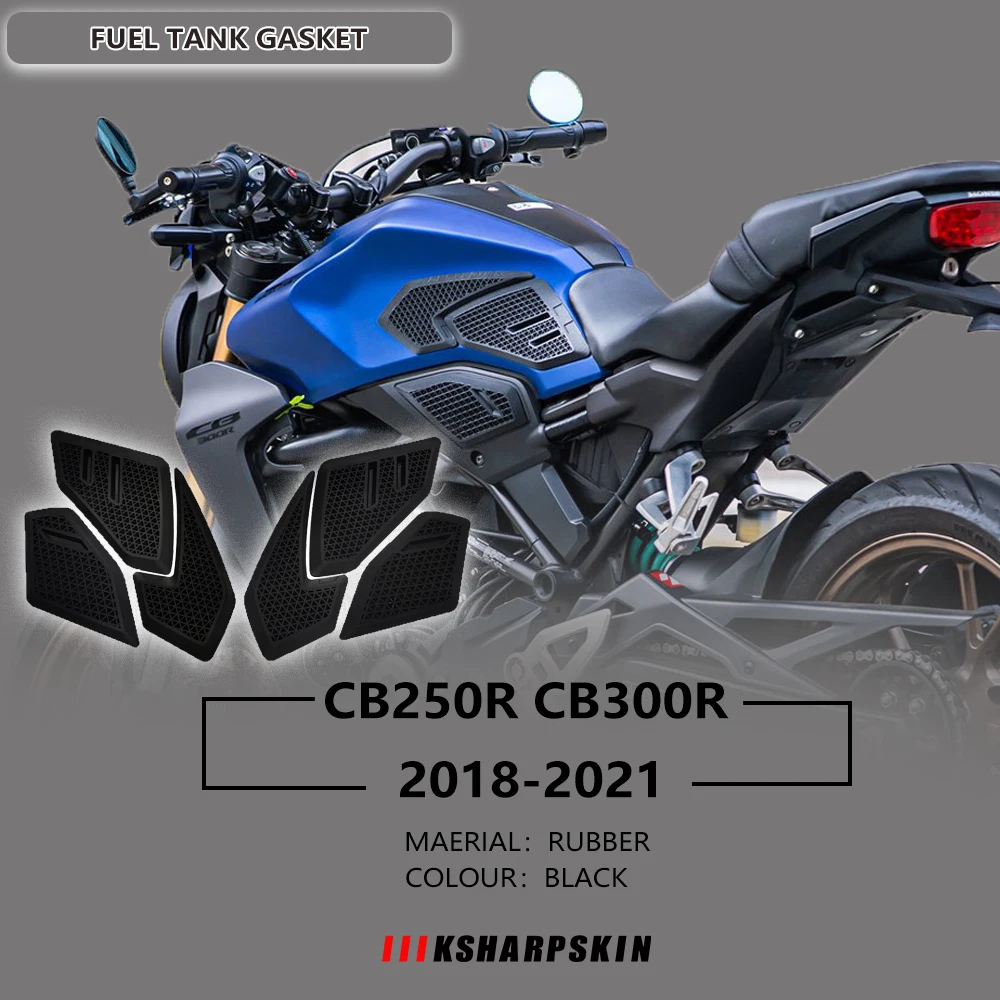 

3d-наколенник для мотоциклетного топливного бака, защитная боковая наклейка, подходит для CB250R CB300R 2018-2021