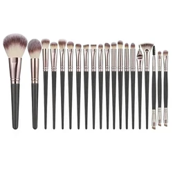 Festive 8 - Piece Soft Synthetic Hair Makeup Brush Set (20pcs black)