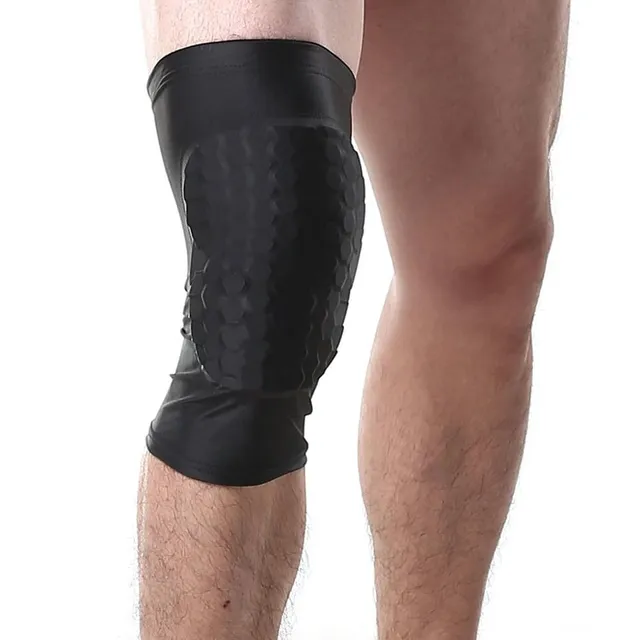 WOSWEIR Honeycomb Design Knee Pad Protector Compression Leg Sleeve for Basketball And Volleyball Knee Support Brace 4