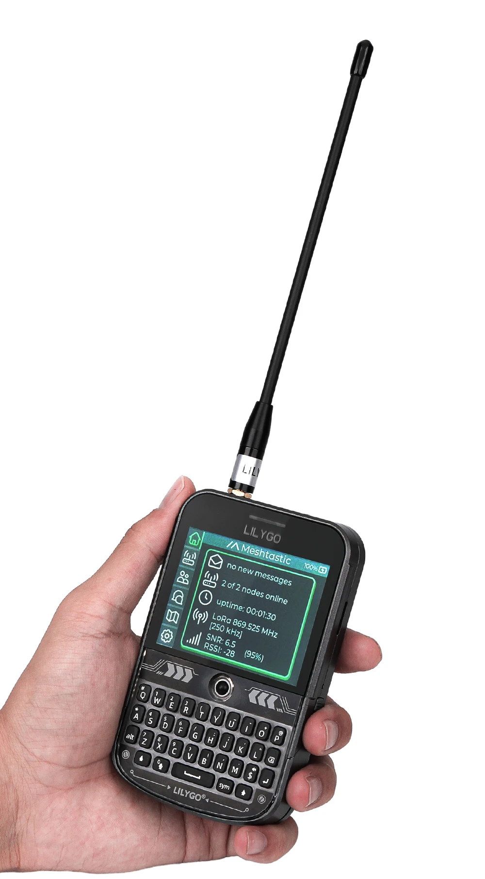 LILYGO T-Deck Plus Lora Mesh Radio with ESP32-S3 GPS LoRaWAN for Meshtastic Pock